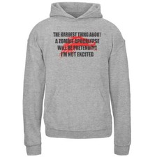 Hardest Thing About Zombie Apocalypse Youth Hoodie