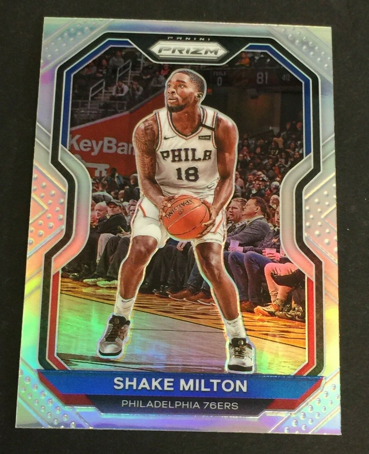 2020-21 BASKETBALL CARD PRIZM SILVER SHAKE MILTON #131 FREE S&H | eBay