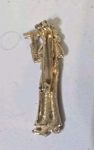 Vintage Sailor Pirate Spyglass Costume Jewelry Figural Brooch Pin Naval - Picture 6 of 9