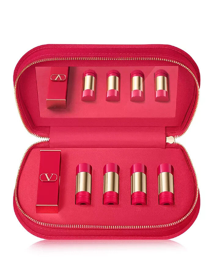 【値下げ】VALENTINOミニロッソ☆リップスティック☆ギフトセット ポーチ 値下げ】VALENTINOミニロッソ☆リップスティック☆ギフトセット