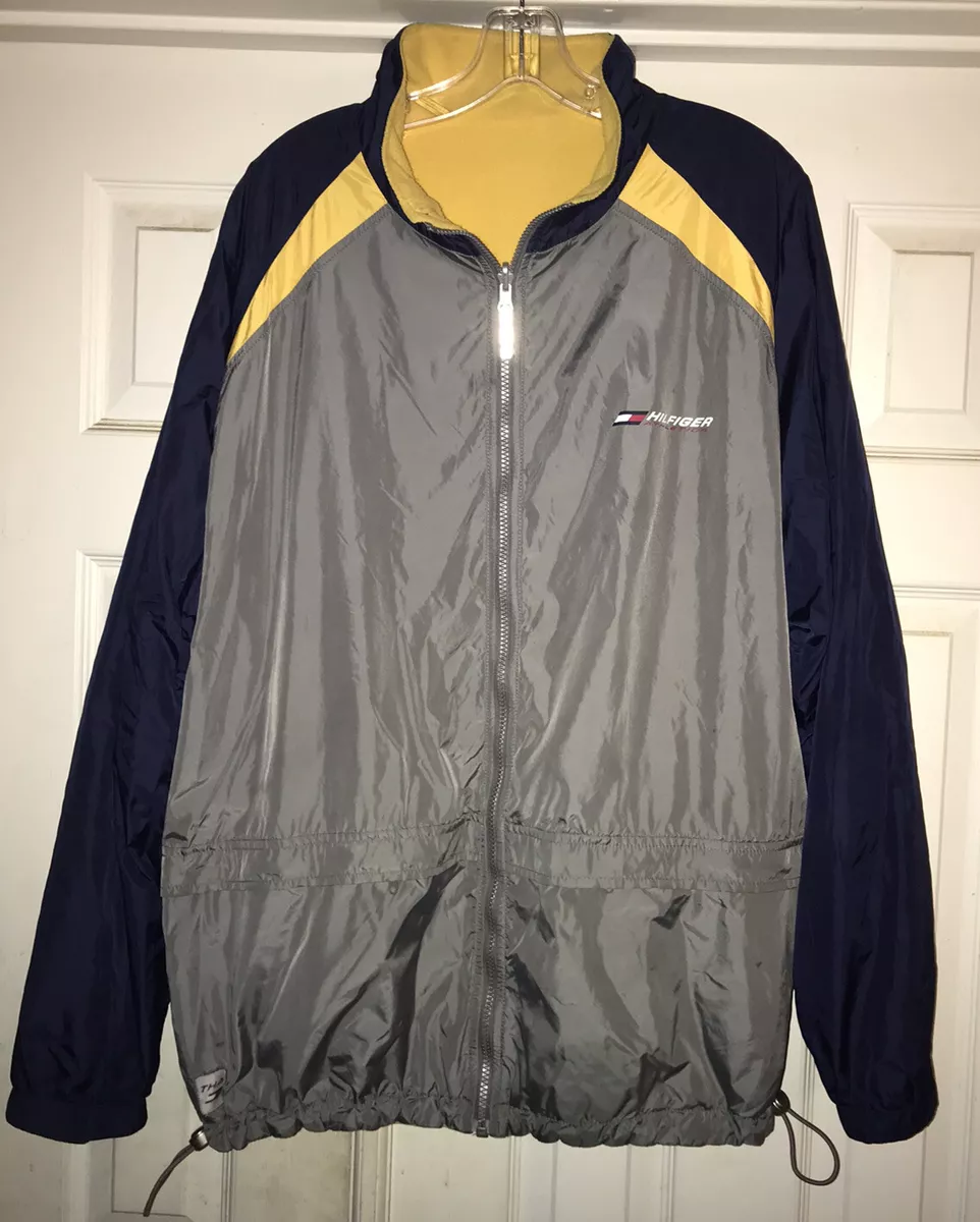 Vintage Tommy Hilfiger Athletics Jacket Windbreaker Full Zip Men&#039;s XL |