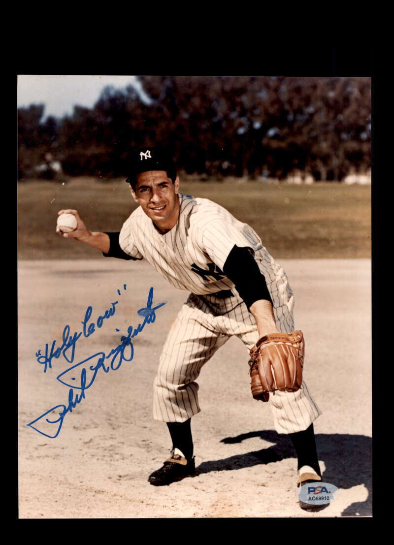 Phil Rizzuto PSA DNA Signed 8x10 Photo Autograph Holy Cow