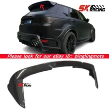 Unpainted/Carbon Fiber Rear Roof Spoiler Wing For Land Rover Range Rover Sport
