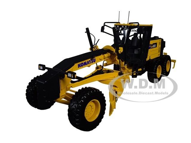 KOMATSU GD655-6 MOTOR GRADER W/ RIPPER 1/50 DIECAST MODEL BY FIRST