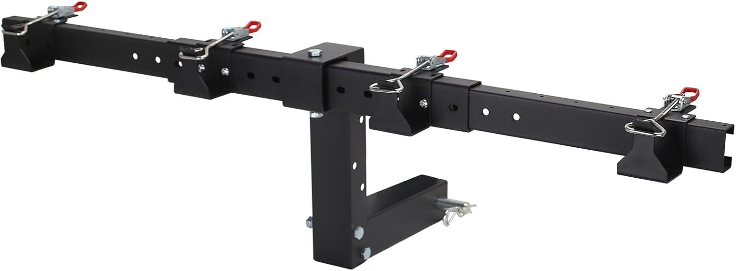 Trash Can Hauler-Double Garbage Hauling Hitch-Trash Hitch Hauler for...