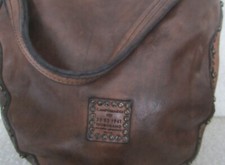 NEU !!! Campomaggi Beuteltasche Leder *Diaspro grigio* - tolle Einfärbung !!!