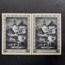 Kroatien 1943  Paar "the 3rd Expo in Zagreb, postfrisch
