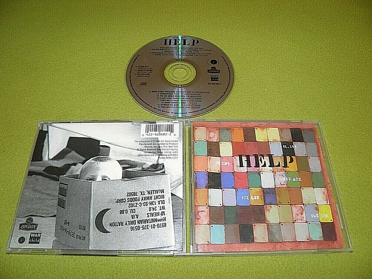 LP◎VA / Help【Oasis Stone Roses Radiohead HELP Lp x 2 War Child OASIS STONE ROSES MANICS CHARLATANS