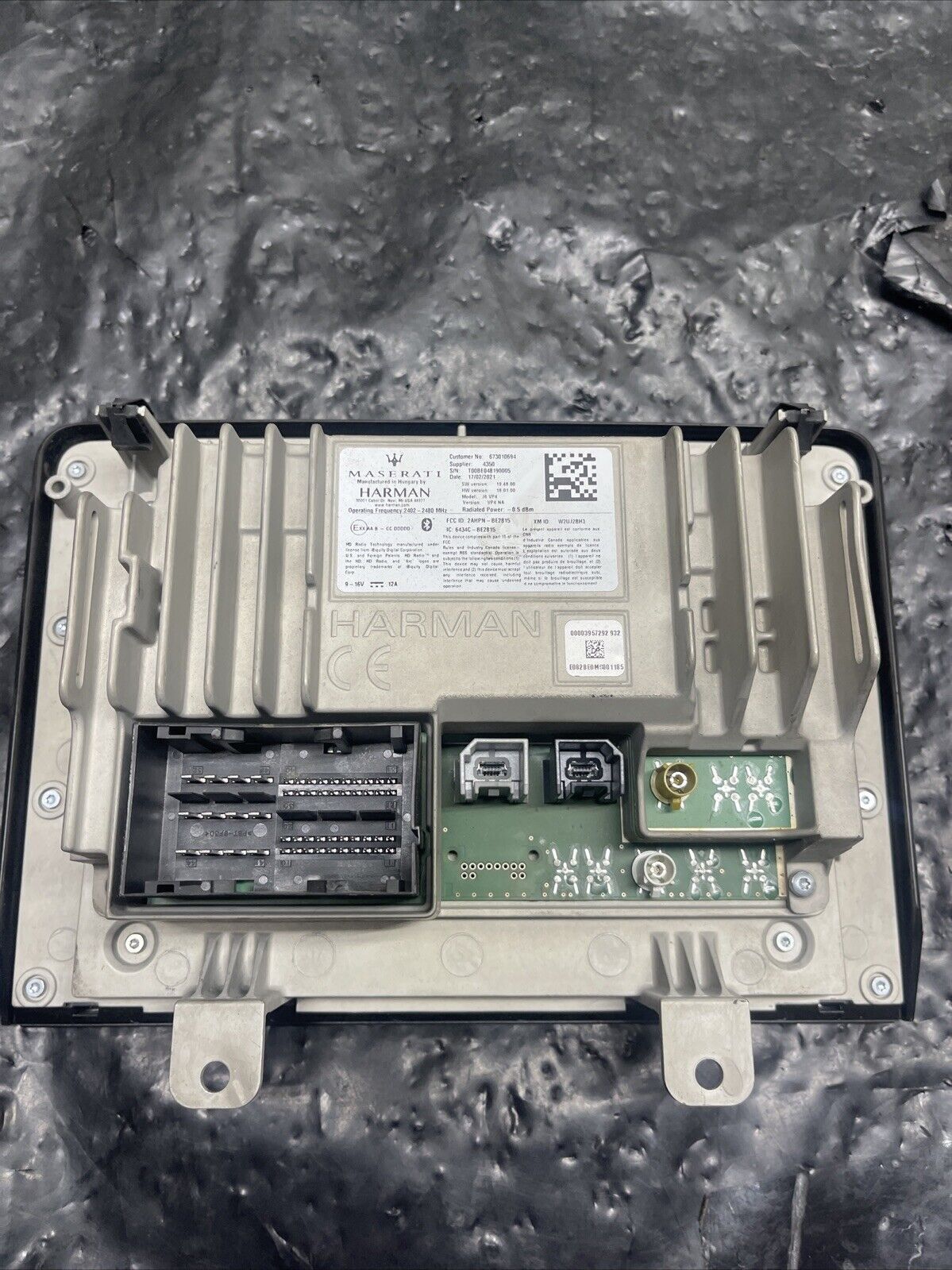2017 - 2020 MASERATI QUATTROPORTE DASH SCREEN DISPLAY MONITOR 8.4" OEM 673010694