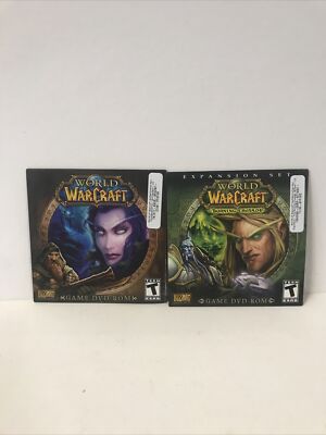 2 World of Warcraft The Burning Crusade expansion set DVD ROM PC Game