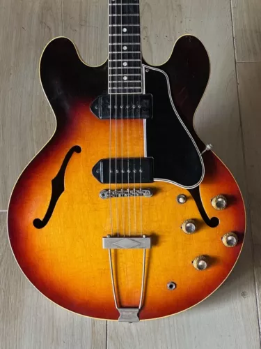 1960 Gibson ES-330TD Dot Neck super flat cool neck all original & killer player.