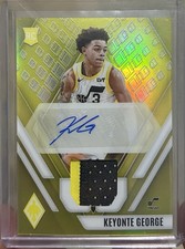 2023-24 Panini Phoenix Keyonte George #RJA-KYG Rookie Patch Auto Yellow /35