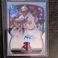 2023 Bowman Chrome - Mega Box Chrome Mojo Autographs Brooks Lee #BCMA-BL AU/RC