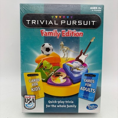 Trivial Pursuit Family Edition SEALED Hasbro Gaming 2013 Trivia Adults Kids