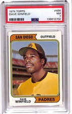 1974 Topps - Dave Winfield #456 PSA 7 