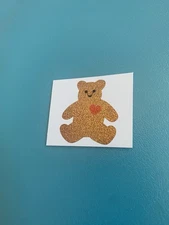 Prism Mrs Grossman’s Classic Brown Bear With Red Heart Sticker Module
