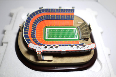 Danbury Mint NFL Mile High Stadium Denver Broncos Football MIB