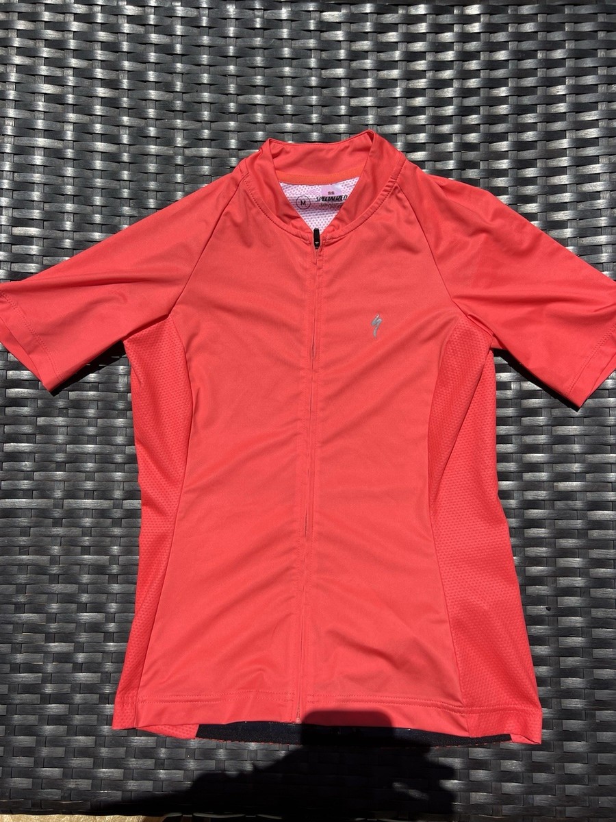 Clean! Specialized SL Air Vivid Coral Short Sleeve Cycling Jersey