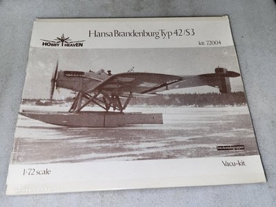 Hobby heaven Hansa Brandenburg Type 42/S3 Vacu Form Model Kit 1/72 #72004