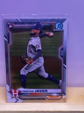 2021 Bowman Chrome Rookie Card #80 Cristian Javier