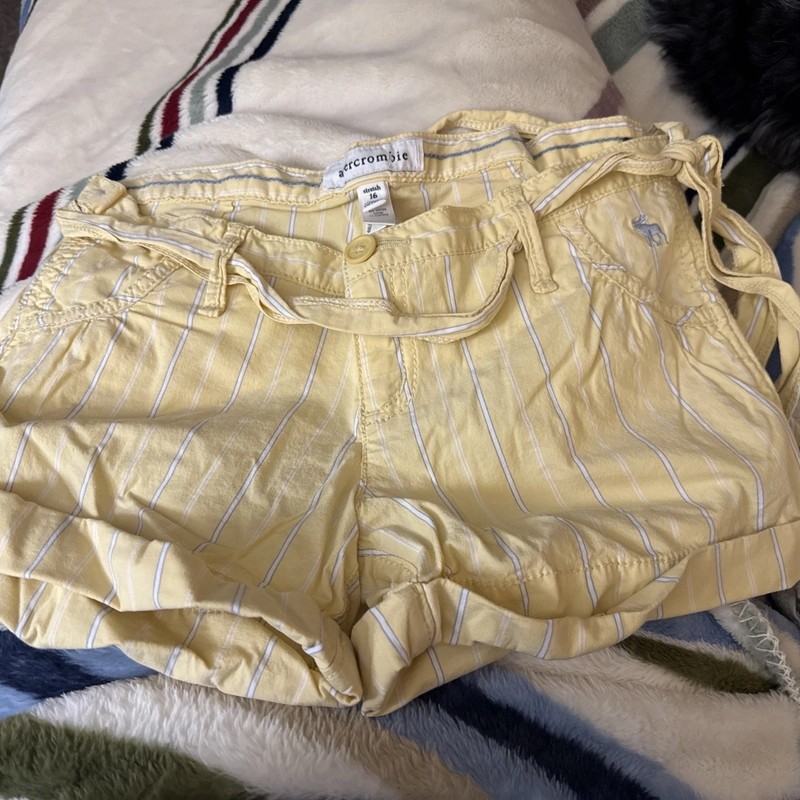abercrombie Girls Stretch Vintage Shorts Size 16