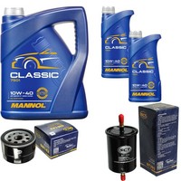 SCT Inspektionspaket 7L Mannol 10W-40 FüR Dacia Logan MCV 1.6 16V 1.4 Sandero
