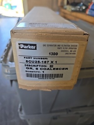 Parker 6CU25-187 X 1 Coalescing Filter Element, 0.01µ Rating For Finite H-Series