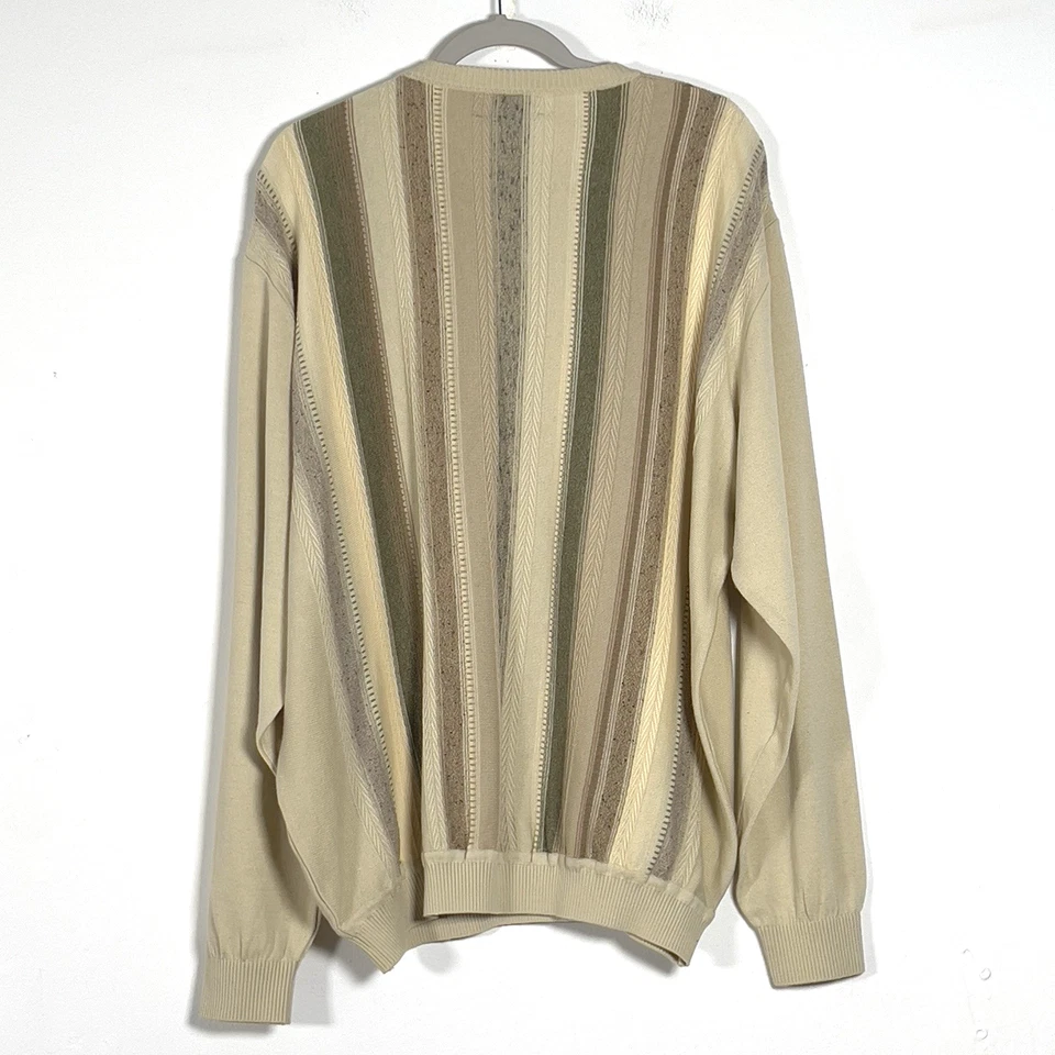 Vintage St Croix Pullover Crewneck Sweater Mens Sz 2XL Cosby Style Oldmoney - Image 3 of 4