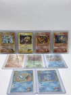9x VINTAGE Japanese Pokemon Holo Lot  Blaine's Charizard, Rocket's Zapdos  MP/LP
