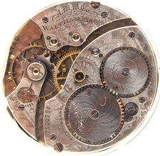 1898-1900 WALTHAM POCKET WATCH MOVEMENT 7503798 GRADE: 240 12s 17j F4M3