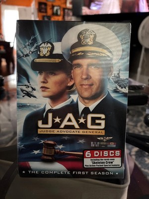 JAG: The Complete First Season DVD set, a 6-disc collection