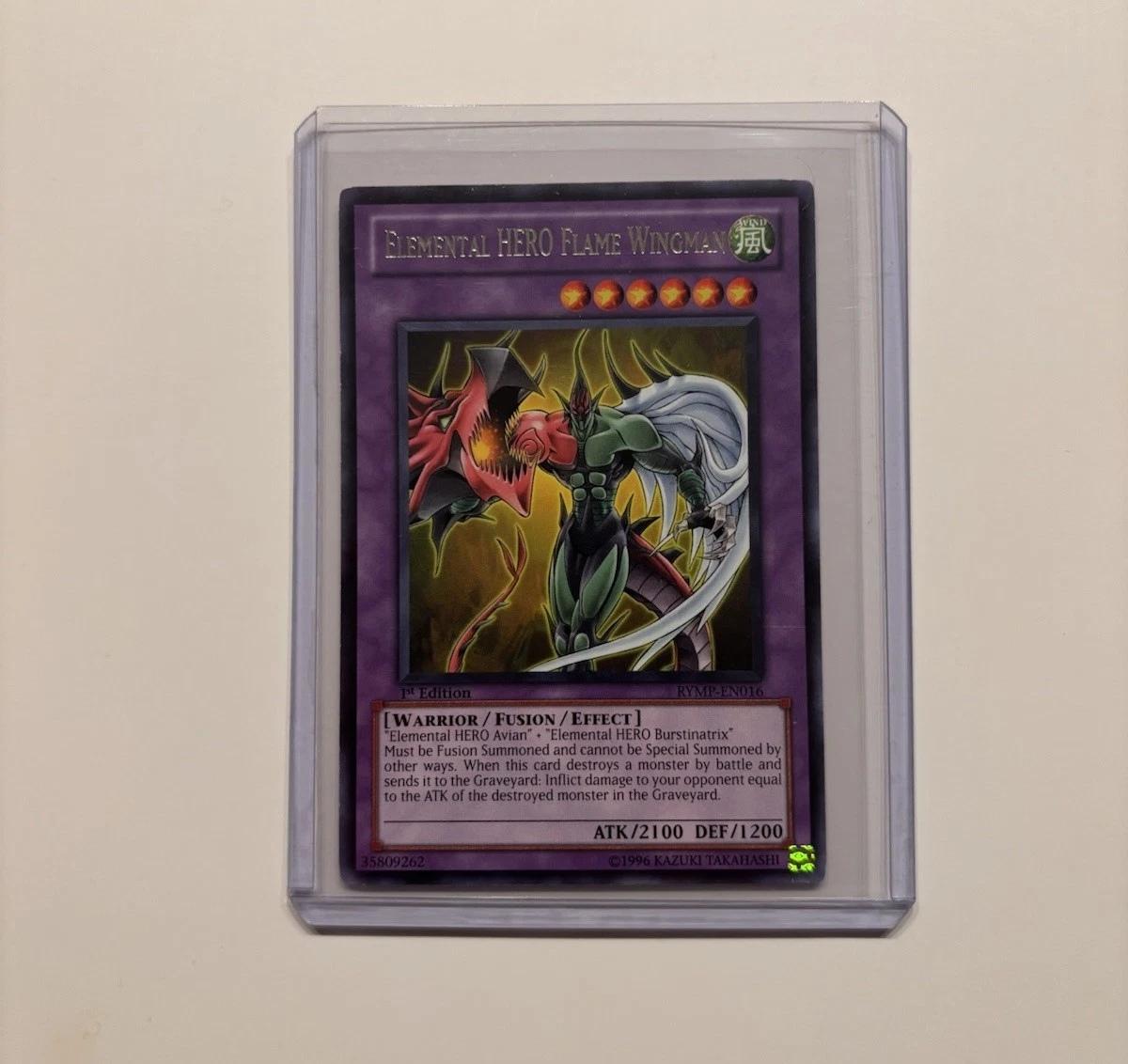 Elemental HERO Flame Wingman Yu-Gi-Oh! TCG Individual Trading Card