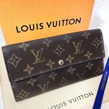 Excellent condition LOUIS VUITTON Portefeuille Sara Monogram Long Wallet Card Ho
