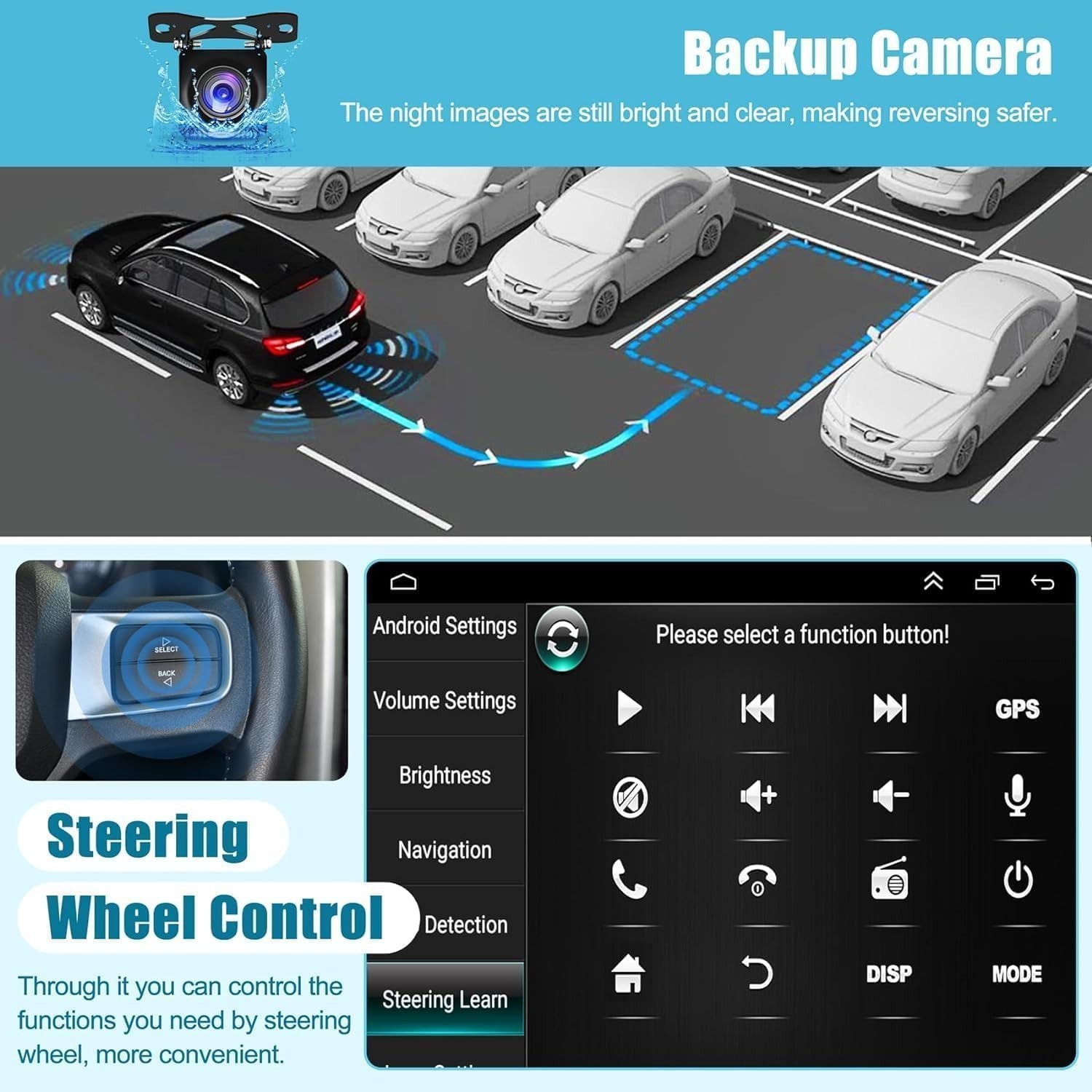 [4G+64G] Car Radio for Dodge RAM 2002 2003 2004 2005 2006, for Jeep Wrangler ... thumbnail 5