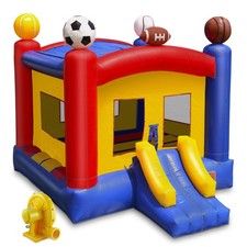Commercial Sports Bounce House w/ Blower - 100 PVC Inflatable Bouncer 17' x 13'
