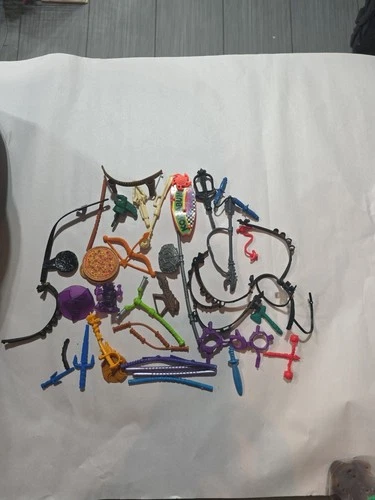 Huge Lot Of Vintage TMNT Weapons and accessories
