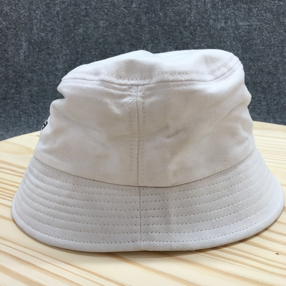 Mazda Bucket Hat Unisex White One Size Fits All Round Brim Printed