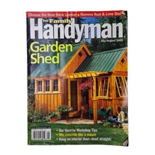 2003 July The Family Handyman Magazine Garden Shed Home Projects