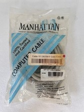 Manhattan 15Ft DB25 Serial Data Cable Male to Female 25 Pin - New