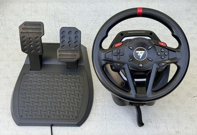 Thrustmaster T128P Force Feedback Racing Wheel & T80 Pedals for PS5 PS4 PC used