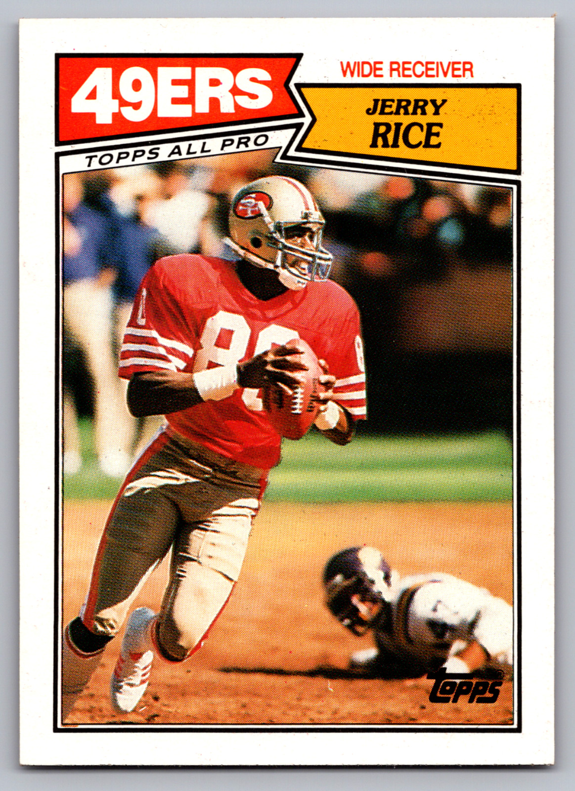 1987 TOPPS #115 JERRY RICE 49ers