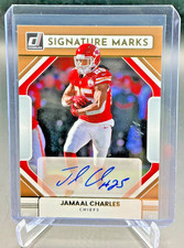 2022 Panini Donruss Signature Marks JAMAAL CHARLES 1/1 AUTO #SM-JC Chiefs