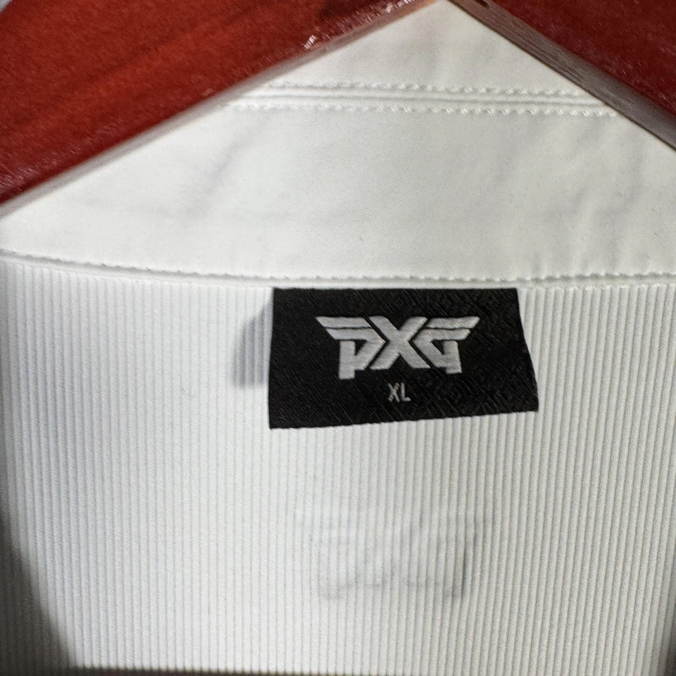 PXG Parsons Xtreme Golf Shirt Womens XL White Black Performance Stretch Polo - Image 3 of 4