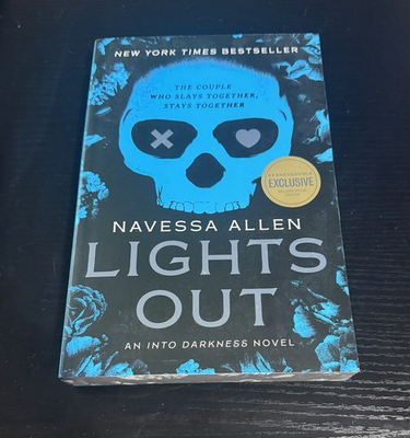#ad LIGHTS OUT By Navessa Allen STENCILED EDGES Barnes amp; Noble Exclusive Edition $49.00