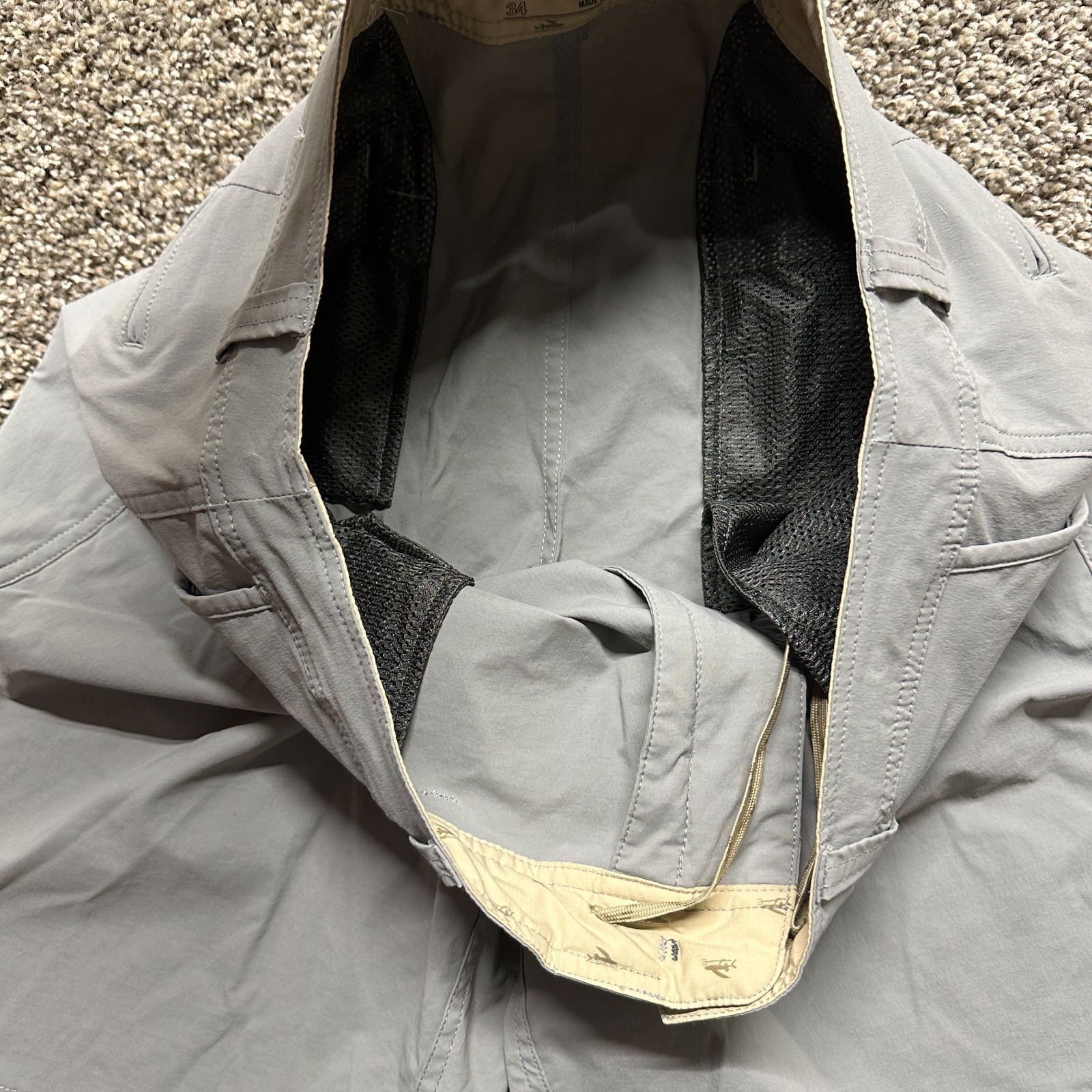 Patagonia Board Shorts Size 34 Gray Drawtring Swim Trunk - Pre-owned thumbnail 5