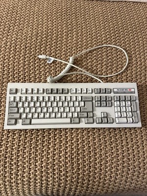 Vintage Packard Bell Mechanical PS/2 Wired Keyboard Model 5131C