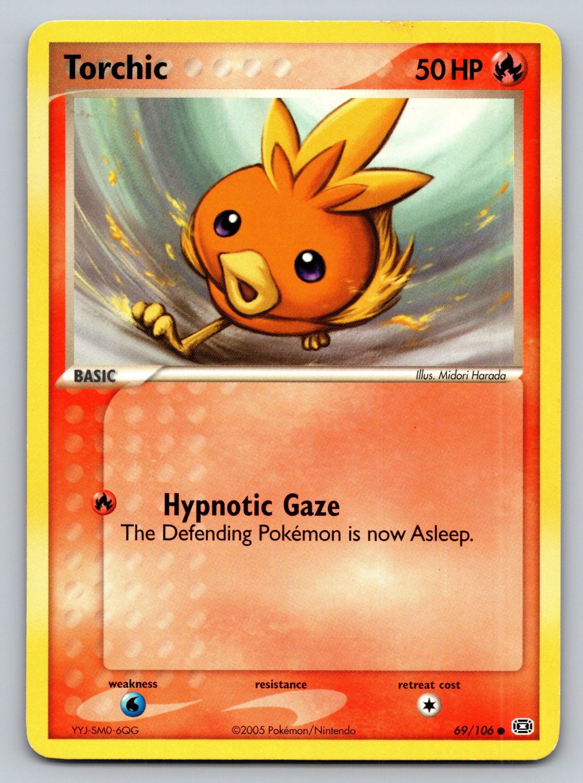 Torchic Pokemon Common [EX Emerald 69/106] Moderately Played