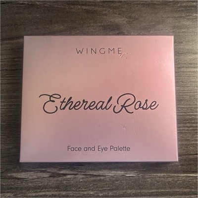 Wingme Ethereal Rose Face & Eye Palette, Pressed Powder, Blush, Bronzer