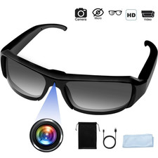Smart Video 1080p Camera Glasses for Men - Outdoor HD UV Protective Polarized...
