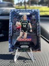 2024 WNBA Monopoly Prizm Julie Vanloo ROOKIE RC #34 GO SSP - Mystics